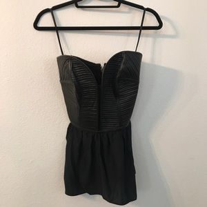 Parker Black Strapless Top